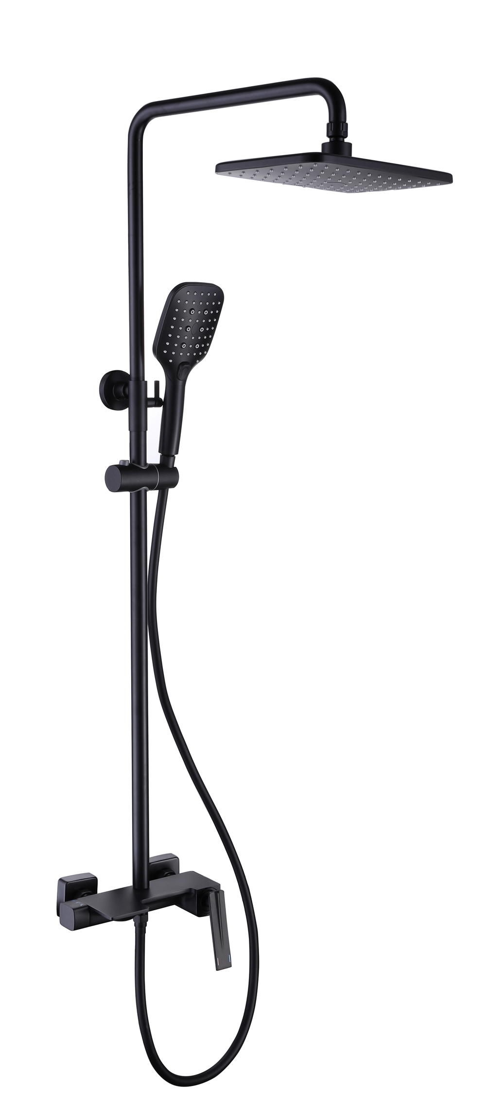 Sanitary Ware Bathroom Wall Mounted Set Shower Black Bathroom Faucets Hot And Cold Water Mixer