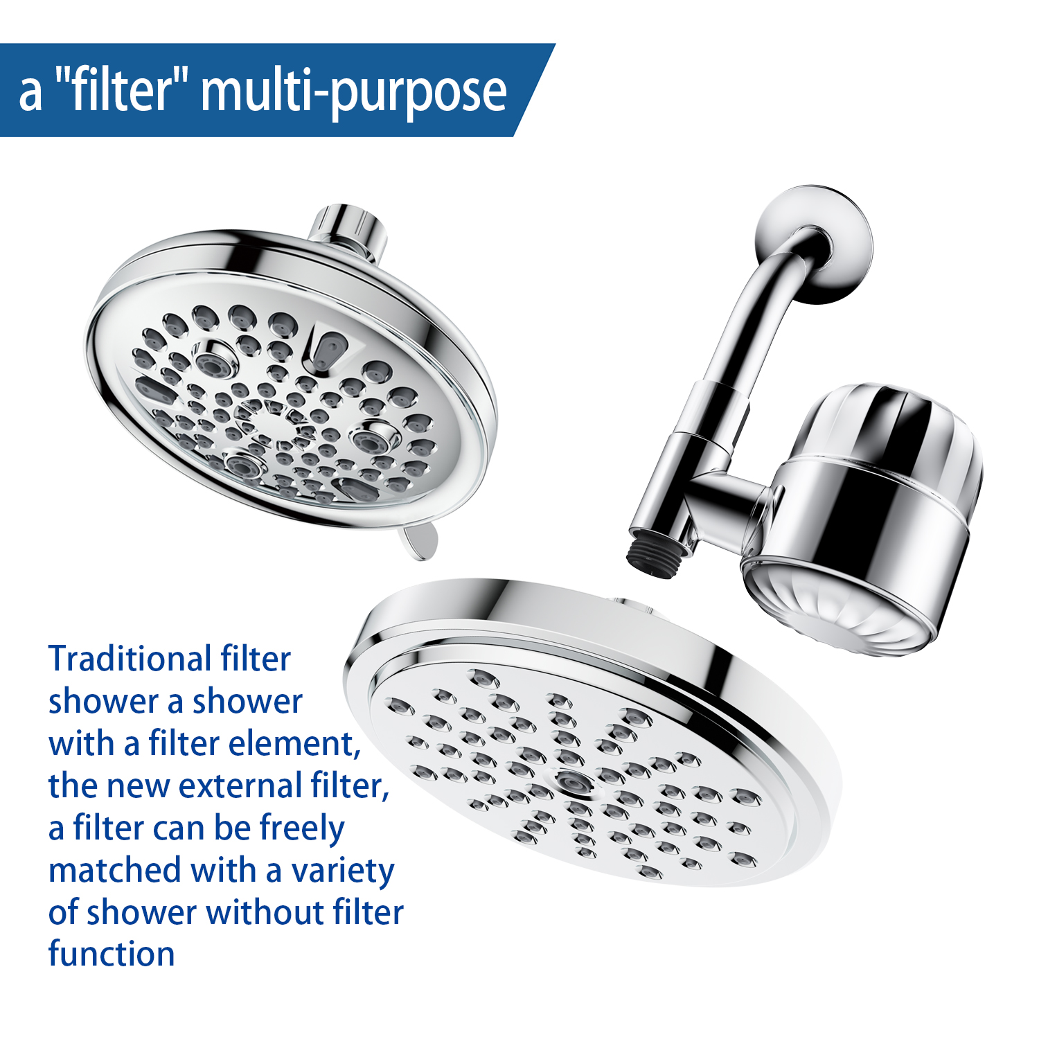 Bathroom Shower Rain Shower External Filter Shower For Bathroom,Apartment,hotel