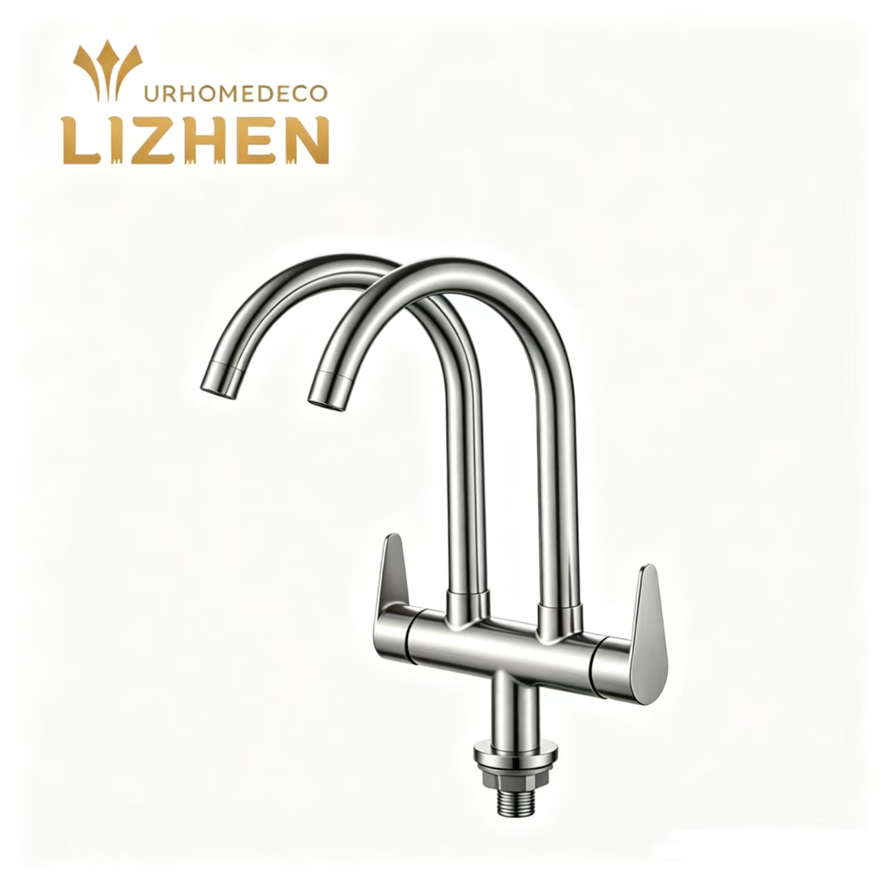 LZTB-SS60112 Single-Leg Standing Faucet – 304 Stainless Steel, Single Cold, Vertical Installation